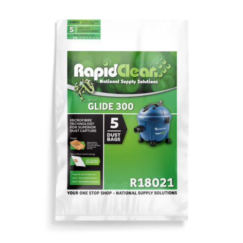 RAPIDCLEAN GLIDE VACUUM CLEANER BAGS  - R18021