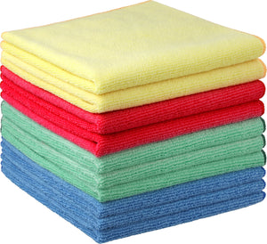 PREMIUM MICROFIBRE CLOTHS - 8 PACK