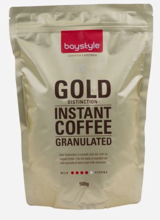 BAYSTYLE GOLD -  INSTANT COFFEE GRANULATED - 500G
