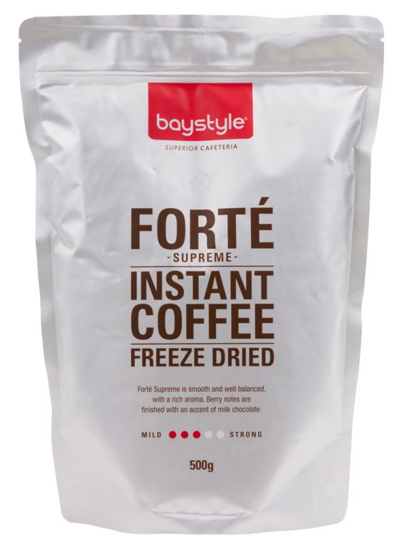 BAYSTYLE FORTE - FREEZE DRIED INSTANT COFFEE - 500G