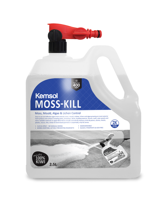 MOSSKILL - ALGAE, MOSS,MOULD, LICHEN CONTROL **NEW CLICK & SPRAY OPTION**