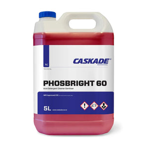 CASKADE PHOSBRIGHT 60 ACID DETERGENT DESCALER CLEANER