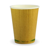 KRAFT GREEN STRIPE DOUBLE WALL BIOCUP