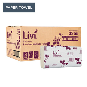 LIVI IMPRESSA SLIMFOLD TOWEL - 3355