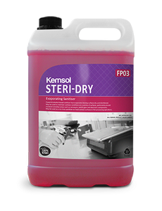 STERI DRY - EVAPORATING SANITISER