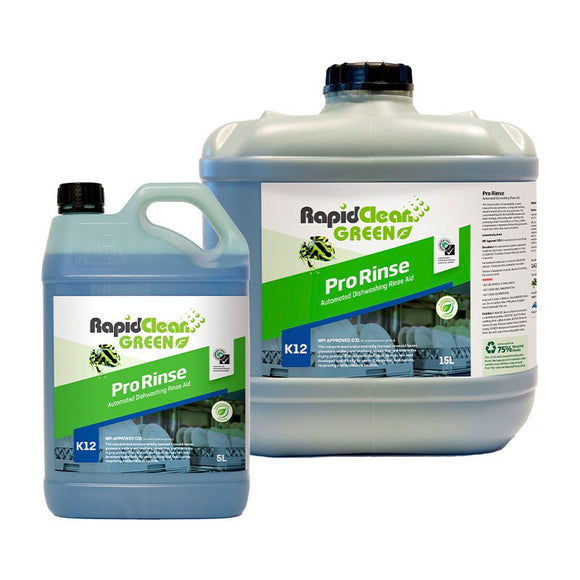 RAPID GREEN PRO RINSE  - AUTOMATIC RINSE AID
