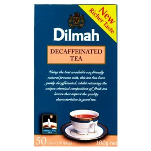 TEA DILMAH DECAFFEINATED -  25/BOX