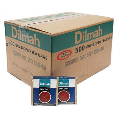 DILMAH EARL GREY TEA FOIL WRAPPED 500/CTN